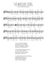 The Wassail song